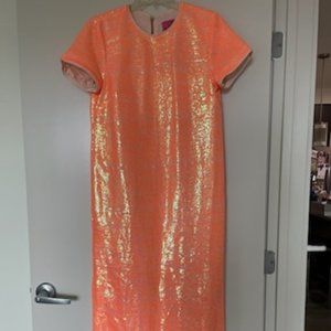 J.Crew Sequin Maxi Shift Dress